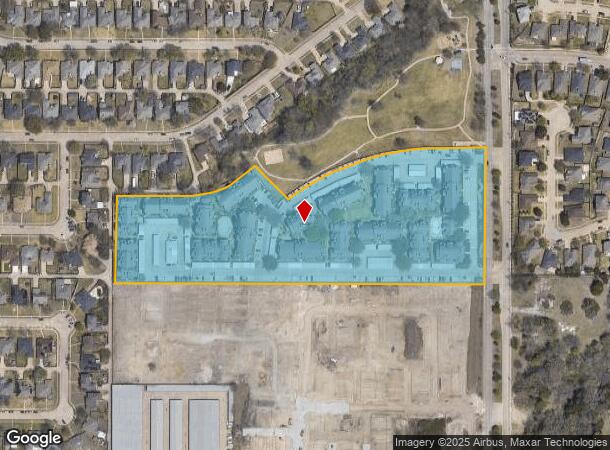  301 N Joe Wilson Rd, Cedar Hill, TX Parcel Map