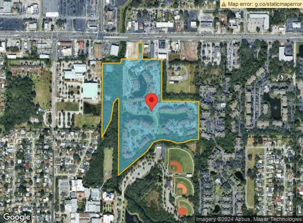  5307 Reflections Club Dr, Tampa, FL Parcel Map