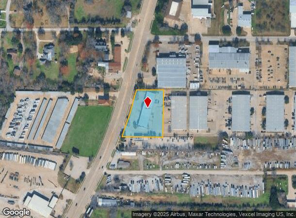 7807 S Cooper St, Arlington, TX Parcel Map