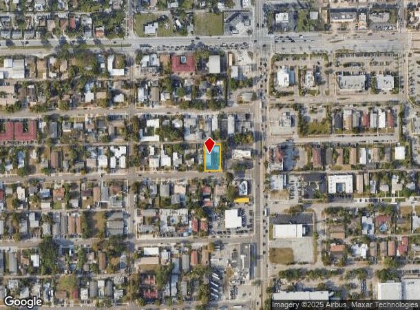  1821 Thomas St, Hollywood, FL Parcel Map