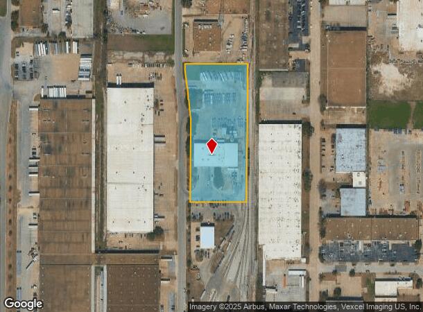  716 110Th St, Arlington, TX Parcel Map