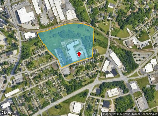  1014 Mill Ave, High Point, NC Parcel Map