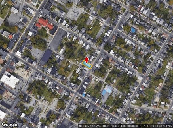  231 N Locust St, Hagerstown, MD Parcel Map