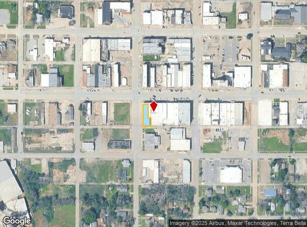 101 E Broadway St, Cushing, OK Parcel Map