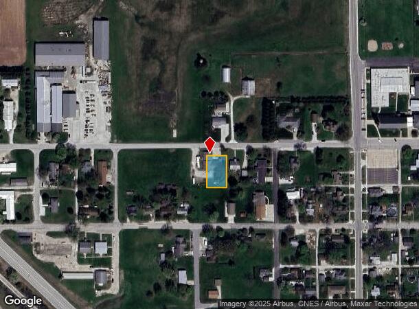  206 W Main St, Fowler, IN Parcel Map