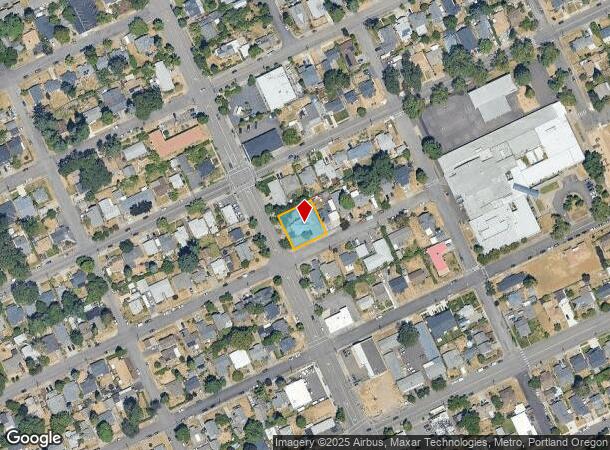  725 Portland Ave, Gladstone, OR Parcel Map