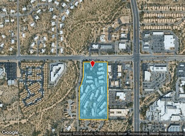 2255 W Orange Grove Rd, Tucson, AZ Parcel Map