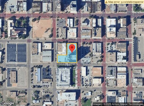  1314 Avenue K, Lubbock, TX Parcel Map