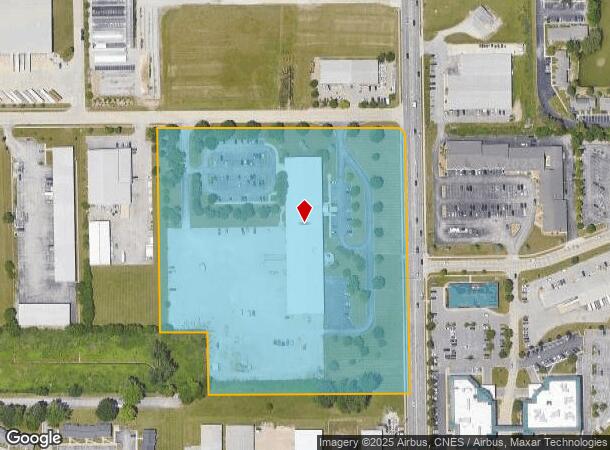  1250 S Creasy Ln, Lafayette, IN Parcel Map