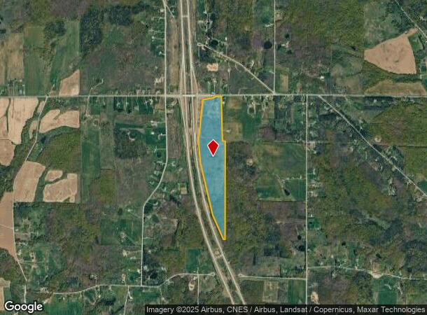 7595 Genesee Rd, Springville, NY Parcel Map