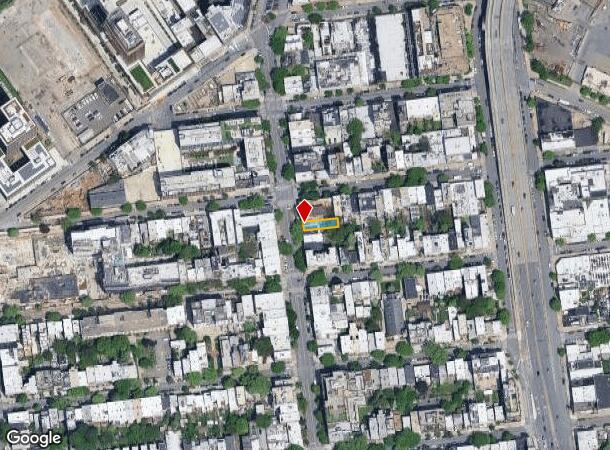  1108 Manhattan Ave, Brooklyn, NY Parcel Map