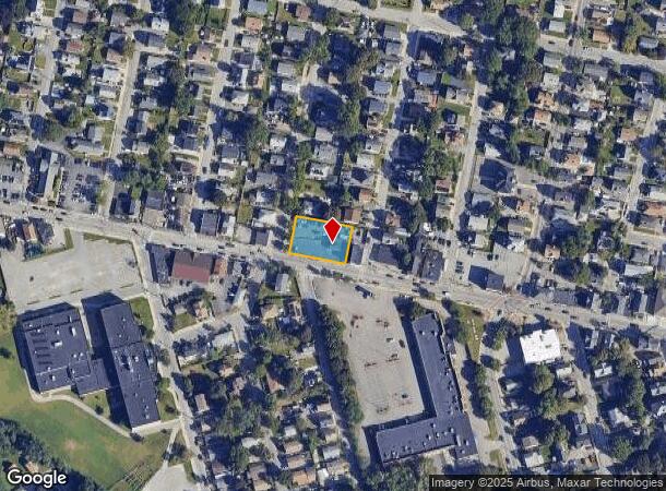  585 Hartford Ave, Providence, RI Parcel Map