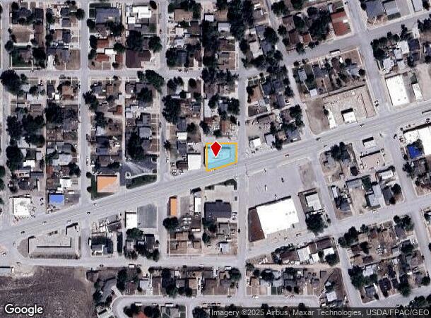 1101 W Spruce St, Rawlins, WY Parcel Map