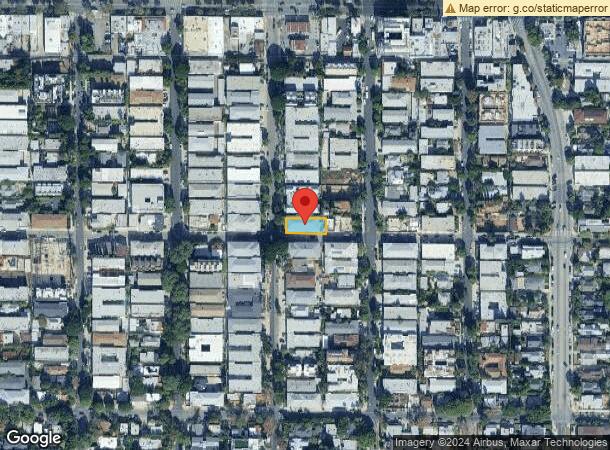  1000 N Curson Ave, West Hollywood, CA Parcel Map