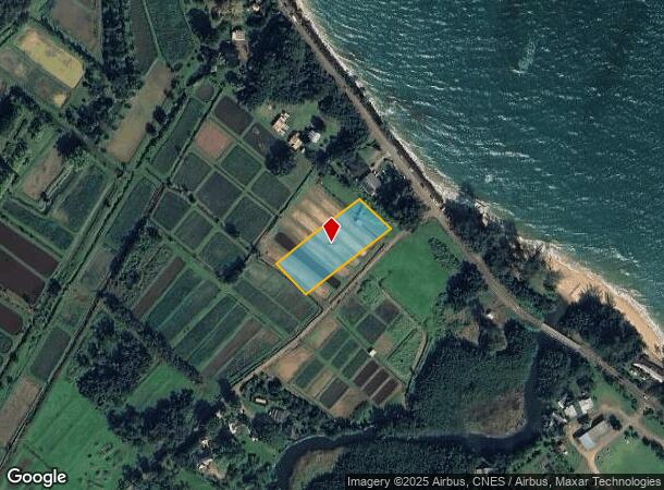  Kuhio Hwy, Hanalei, HI Parcel Map