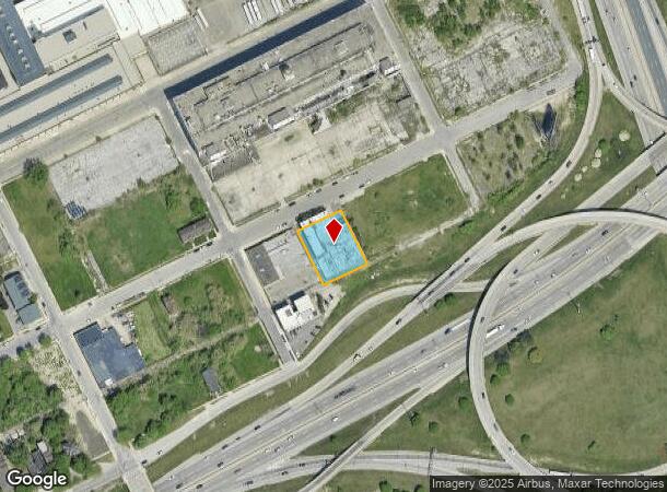  632 Harper Ave, Detroit, MI Parcel Map