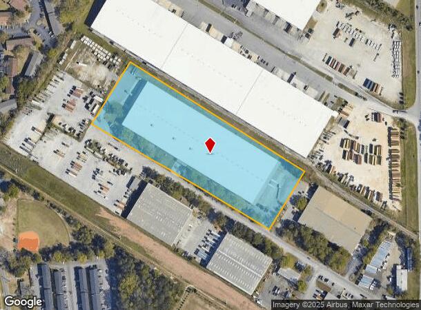  1008 Trident St, Hanahan, SC Parcel Map