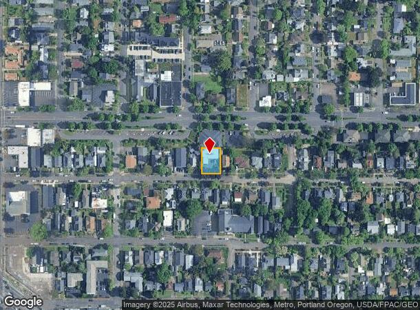5523 Se Lafayette St, Portland, OR Parcel Map