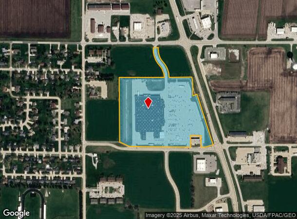  1045 N Grand Ave, Mount Pleasant, IA Parcel Map