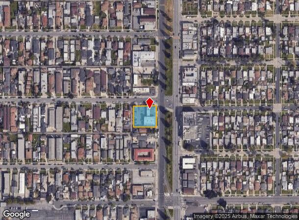  10601 S Vermont Ave, Los Angeles, CA Parcel Map