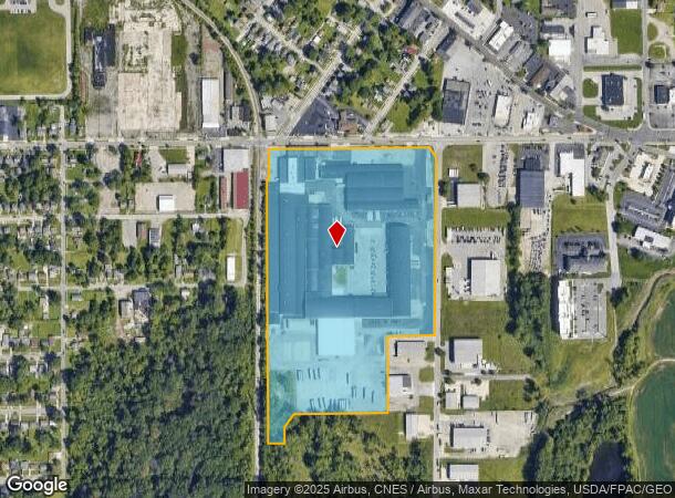 1200 E Kibby St, Lima, OH Parcel Map