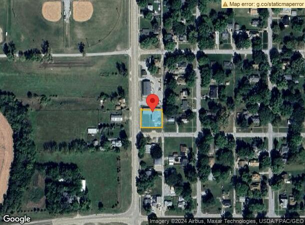  124 Grant St, Tecumseh, NE Parcel Map