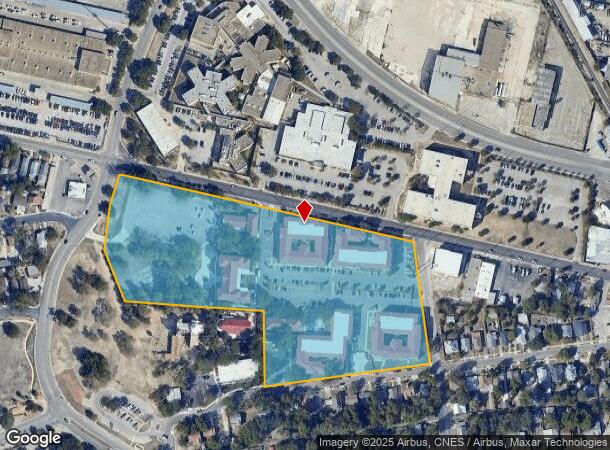  222 E Mitchell St, San Antonio, TX Parcel Map