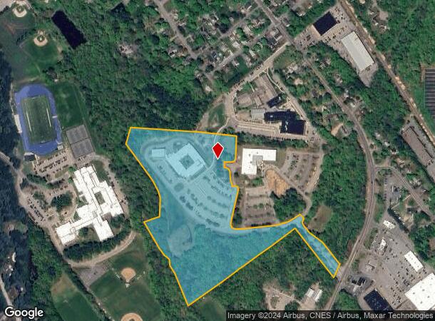  35 Commercial St, Foxboro, MA Parcel Map