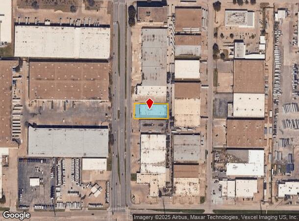  652 W Mockingbird Ln, Dallas, TX Parcel Map