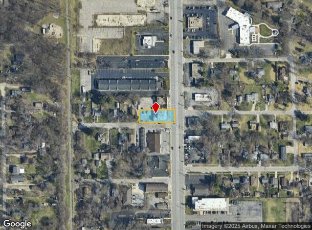  407 N Dixie Way, South Bend, IN Parcel Map