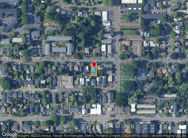 3814 Se Francis St, Portland, OR Parcel Map