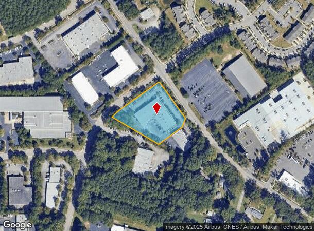  5808 Departure Dr, Raleigh, NC Parcel Map