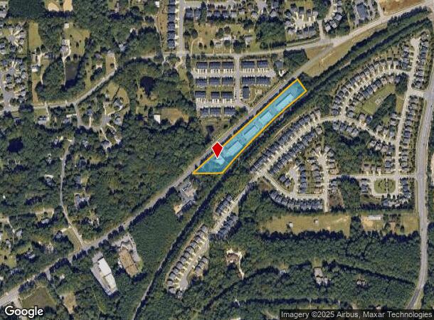 2166 N Salem St, Apex, NC Parcel Map