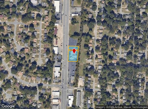  1817 S University Ave, Little Rock, AR Parcel Map