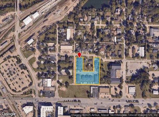 1300 Walnut St, Carrollton, TX Parcel Map