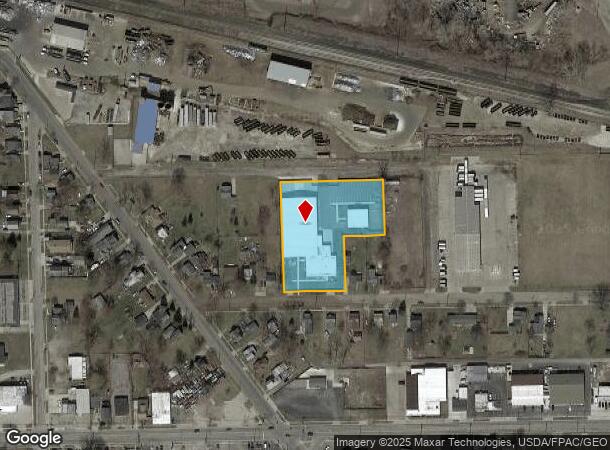  1060 Railroad Ave, Adrian, MI Parcel Map