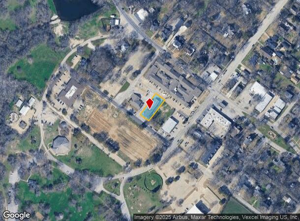  1408 W Jefferson St, Waxahachie, TX Parcel Map