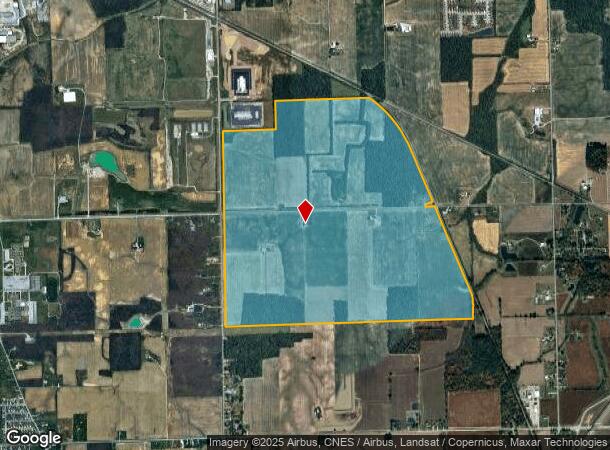  6015 E Adams Center Rd, Fort Wayne, IN Parcel Map