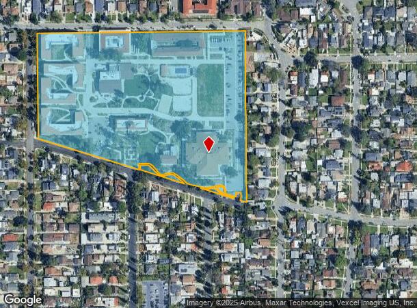 1539 E Howard St, Pasadena, CA Parcel Map