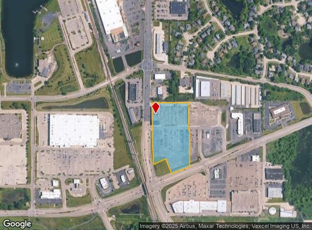  818 E Rollins Rd, Round Lake Beach, IL Parcel Map