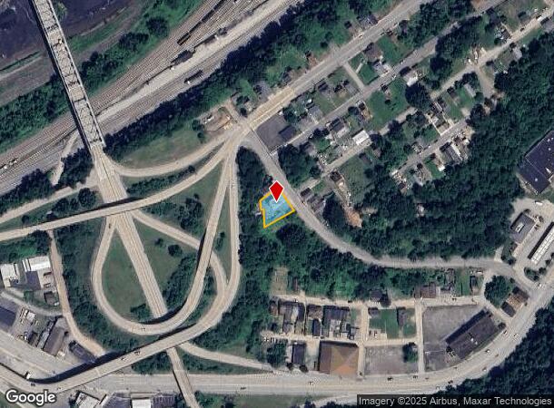  206 Elm St, Mckeesport, PA Parcel Map