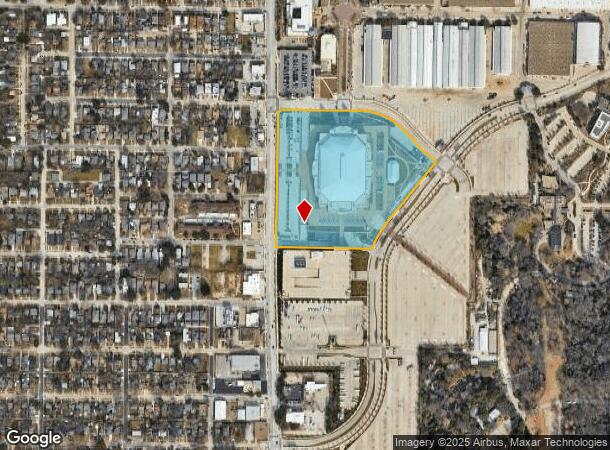 1911 Montgomery St, Fort Worth, TX Parcel Map