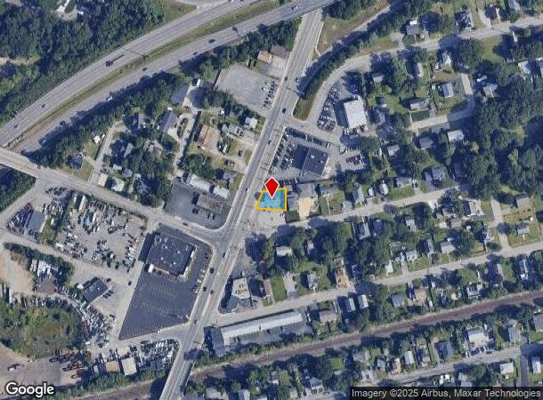  1074 Washington St, Attleboro, MA Parcel Map