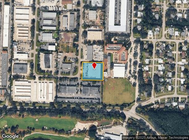 707 Commerce Way, Jupiter, FL Parcel Map