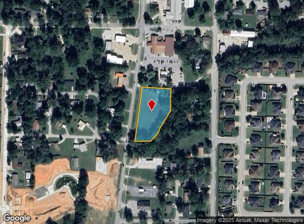  N Curtis Ave, Pea Ridge, AR Parcel Map