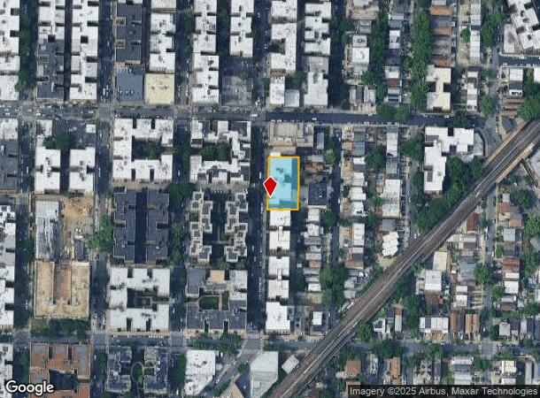  2110 Barnes Ave, Bronx, NY Parcel Map