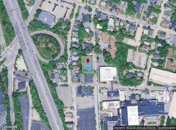  33 Oak Ave, Worcester, MA Parcel Map