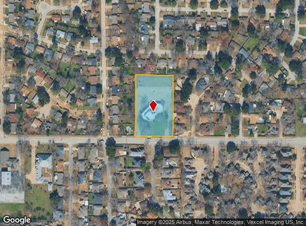  1717 California Ln, Arlington, TX Parcel Map