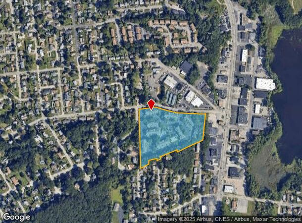 100 Elena St, Cranston, RI Parcel Map