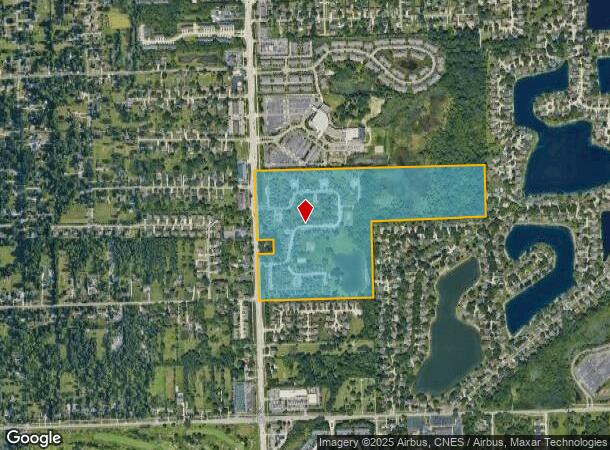  1071 Villa Park Dr, Troy, MI Parcel Map